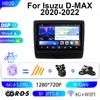 Adequado para Veículos Isuzu D-Max 20-22, Navegador de Tela Grande Carplay Android para Carro com Navegação GPS Integrada