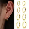 Han Zhi Shang Moda Creativa Europea y Americana Transfronteriza Set de 4 Pendientes de Cobre con Pedrería, Pinzas para Orejas de Lujo Ligero Personalizadas