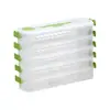 Caixa para Dumplings para Uso Doméstico, Caixa de Armazenamento para Freezer, Caixa Específica para Geladeira de Cozinha de Grau Alimentício para Classificação e Conservação de Dumplings e Wontons
