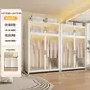 Armario de acero de estilo moderno para ropa de bebé, estable y duradero, a prueba de polvo, colgable, armario modular con almacenamiento compartimentado
