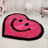 Manta de Felpa con Borlas de Conejo de Dibujos Animados Daifa para Dormitorio junto a la Cama, Alfombra para Sofá de Sala de Estar, Felpudo Absorbente para Baño