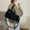 Bolso de mano moderno de moda estilo coreano para mujer 2026 nuevo modelo bolso tote retro de alto valor bolso cruzado de gran capacidad para mujer
