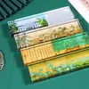 Conjunto Criativo de Papelaria Estilo Chinês: Régua Peso de Papel Criativa, Presente para Professores na Temporada de Formatura, Peso de Papel de Cristal, Ornamento de Vidro Transparente, Personalizável