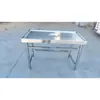 Mesa de Trabajo para Recolección de Residuos de Acero Inoxidable Estación de Trabajo de Cocina Mesa de Recolección de Residuos de Cocina Trasera Mesa para Desechos Mesa para Sobras Puede ser
