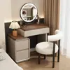 Penteadeira quarto estilo segunda mão simples moderno cômoda penteadeira gavetas integradas criado-mudo penteadeira de luxo leve