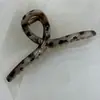 Pinza para el Cabello de Leopardo New Retro Transfronteriza de Gama Alta Pinzas Grandes para el Cabello Europeas y Americanas Pinza de Tiburón Pinza para el Cabello en la Parte Posterior de la Cabeza