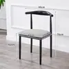 Cadeira de Jantar Nórdica 2025 Novo Modelo Conjunto de Mesa e Cadeiras de Jantar para Uso Doméstico, Cadeira com Encosto, Banqueta de Estudo, Cadeira com Madeira Sintética, Cadeira Chifre de Arte em Ferro