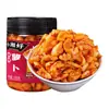 Especialidade de Hunan: Prato da Vovó, molho de pimenta engarrafado, acompanhamento de comida, rabanete seco picante e apimentado no atacado, pronto para comer