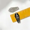 Pingente de Coração com Caveira Gótico Escuro Pingente Vintage de Liga Esmaltada Acessórios de Joias Artesanais Exclusivo para Atacado Transfronteiriço