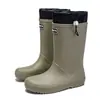 Botas de Chuva Infantis de Cano Alto Moda Transfronteiriça, Antiderrapantes, Impermeáveis, Sapatos de Borracha para Caminhada ao Ar Livre com Solado Macio, Sapatos Aquáticos Versáteis Espessados para Bebês