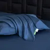 Par de Fundas de Almohada Tencel 60S 48X74 Verano para Adultos Frescas de Seda Helada Funda Interior para Relleno de Almohada Pieza Única