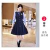 Falda plisada de cintura alta para estudiantes, uniforme JK, estilo universitario, estilo japonés, para clases y clases
