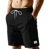 2026 Shorts Casuais Masculinos de Veludo Liso com Cadarço de Verão Transfronteiriço