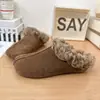 2026 Sapatilhas Casuais Quadradas de Bico Quadrado com Fundo Plano Temperamento Retro Cobertura para Cabelo Cacheado Sapatilhas Preguiçosas Modernas Versáteis Sapatos de Algodão Fosco