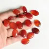 Superficie de Anillo de 15*20 mm Ágata Natural Aventurina Verde Amatista Ojo de Tigre Forma de Huevo Parche Ovalado Accesorios de Joyería DIY