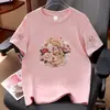 Camiseta de Algodón Puro de Manga Corta Nueva de Verano 2026 Diseño Unisex Hombro Normal Manga Media Camisa Básica Venta al por Mayor