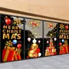 Decoración Navideña Pegatina de Vidrio de Gama Alta Creativa Árbol de Navidad Tienda de Centro Comercial Decoración Festiva Pegatina Electrostática para Ventana