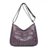 Bolso bandolera y de hombro versátil multicapa de piel suave para mujer, nuevo modelo 2026 para señoras de mediana edad y madres