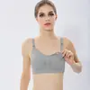 Ropa Interior para Mujeres Embarazadas Hebilla de Apertura Frontal Talla Grande Sujetador de Lactancia Sin Aros Anticaída Push-up Sujetador de Lactancia Ajustable Ropa Interior