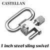 Hebilla plateada de alta resistencia con soporte de madera de 1 pulgada, hebilla de correa de metal de liberación rápida, hebilla plana de correa de metal de hierro de alta resistencia