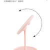 Espejo de Maquillaje LED con Luz Natural Ajustable de Tres Colores, Espejo de Maquillaje con Carga Táctil de un Solo Toque para Tocador