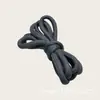 Corda Trançada Redonda de Poliéster Colorido de 5,5 mm com 32 Fios, Camada Única, Não Elástica, para DIY, Cadarços Redondos Ins Tendência Dopamina