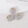 Heidi Belleza de Hielo Redondas Onduladas Agujero Recto Cuentas Sueltas Hecho a Mano Accesorios para Joyería DIY Cadena para Teléfono Material Cuentas Venta al por Mayor