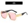 Gafas de sol Kedun Transfronterizas Personalizadas Estilo Aviador Marco Grande Europeo y Americano 2022 Nuevo Estilo Gafas de Sol para Desfiles de Moda y Fotografía Callejera Gafas de Sol de Moda