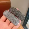 Presilha de Cabelo Geométrica de Cristal Strass da Moda Coreana e Japonesa, Presilha Personalizada para Franja, Simples Presilha Bb, Presilha Lateral Brilhante para Mulheres