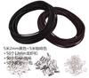 Bricolaje cuero genuino Amazon AliExpress 5 m piel de vaca embalaje Negro Café profundo café medio piel de vaca original