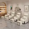 Sofá para salão de unhas, cadeira para spa de pés, sofá elétrico de beleza para pés e cílios, poltrona reclinável com massagem nos pés, cadeira de massagem reclinável multifuncional