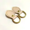 Accesorios Pequeños para Modificación de Bolsos: Bucles Laterales de Cuero, Anillos Colgantes de Cuero con Forma de Hoja, Herrajes para Bolsos