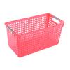 Cesto de Armazenamento Retangular de Plástico Comercial Atacado Cesto de Armazenamento de Mesa Cesto de Armazenamento para Cozinha Cesto de Armazenamento Cesto com Estrutura para Armazenamento de Banheiro