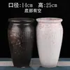 Maceta Artesanal de Cerámica Gruesa de Corte Alto para Suculentas, Tocón Viejo, Maceta para Suculentas Moradas, Maceta de Cerámica de Arena Morada con Muesca, Colgante de Jade Cerámico