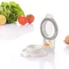 Ferramenta de Corte e Perfuração de Ovos de Dupla Finalidade, Fatiador de Ovos, Gadget de Cozinha para Cortar Ovos