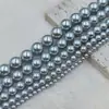Pérolas Imitação Swarovski de Alta Qualidade, Pérolas de Vidro Cristalino, Pérolas Imitação de Concha, Contas Redondas, Alta Qualidade, Não Descascam, Não Desbotam, Contas Soltas