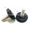 Pie de plástico redondo para muebles, 30 mm, m8 m6 m5, ajustable, alfombrilla de plástico