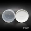 300g redondo reto boca larga garrafa cosmética filme de lama máscara frasco embalagem frasco de plástico transparente creme esfoliante frasco