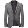 Laishbert Terno Masculino Listrado para Outono e Inverno, Não Amassa, Elástico, Jovem e Meia-Idade, Slim, Tendência, Casual
