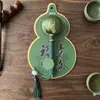 Maza de Artemisa para el Hogar Masajeador de Salud Palo de Percusión Meridiano Golpeteo Ocho Vacíos Maza de Artemisa Caja de Regalo Set Martillo de Masaje Recuerdo