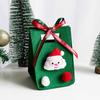 Atacado Bolsa de Maçã de Feltro de Natal Véspera de Natal Bolsa Portátil de Feltro Decoração de Doces Bolsa de Presente de Tecido de Feltro Personalização