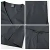 Ropa para Lavar a Mano Bordada Traje Dividido Ropa Quirúrgica para Dentista Oral Ropa de Trabajo para Clínica Secado Rápido Ropa para Enfermeras Venta al por Mayor