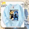 Roupas de merchandise do jogo Delta Force, camiseta infantil de manga comprida, nova blusa de algodão 2026, roupas da moda para meninos e meninas