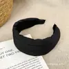 Faixa de Cabeça Outono e Inverno para Mulheres, Faixa de Cabeça de Aba Larga para Lavar o Rosto, Coque de Cabelo Retrô com Topo Alto, Acessório de Cabeça de Luxo Acessível para Uso Externo