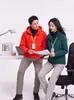 Chaqueta de trabajo tres en uno personalizada con forro polar desmontable, ropa de trabajo para equipo al por mayor con impresión de logotipo