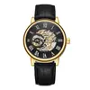 Ver Leo Lai transfronterizo hueco a través del fondo mecánico relojes de comercio exterior relojes mecánicos no automáticos mecánicos para hombre venta al por mayor