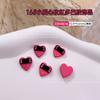 Joias de liga para unhas cor dopamina adesivo estrela de cinco pontas estrela do amor flor diamante acessórios decorações de unhas