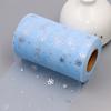 Corte Recto Malla Copo de Nieve Accesorios para la Cabeza con Lazo Grande para Niños Adornos para el Cabello de Cinta Hechos a Mano Horquilla Material DIY R087