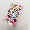 1,5cm Pompons Coloridos Decoração Bola de Pelúcia Bola Felpuda Colagem Pintura com Pompons Jardim de Infância Artesanato DIY Pacote de Materiais