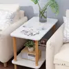 Mesa Auxiliar Simple para Sofá, Mesa de Centro, Mesa de Noche para Dormitorio, Mesa de Noche, Gabinete Auxiliar para Sala de Estar, Mini Mesa de Esquina, Removible